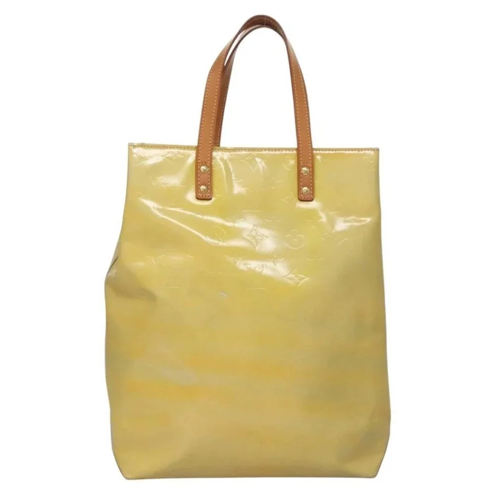 LOUIS VUITTON Monogram Vernis Reade MM Hand Bag Gris M91142 LV Auth bs22838 - Picture 7 of 16